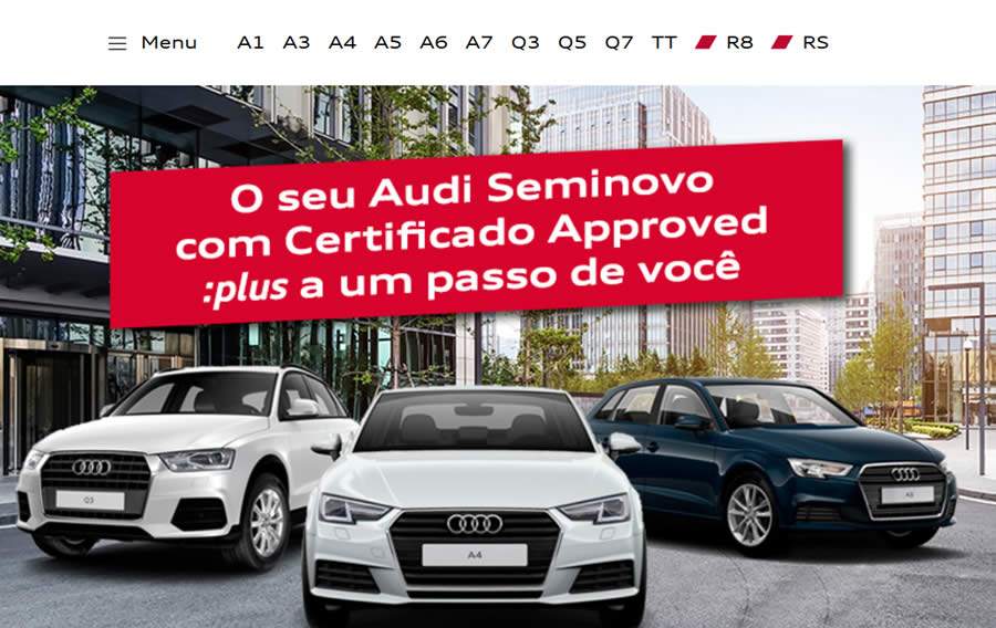 Audi cria portal para vendas de veículos seminovos com garantia estendida