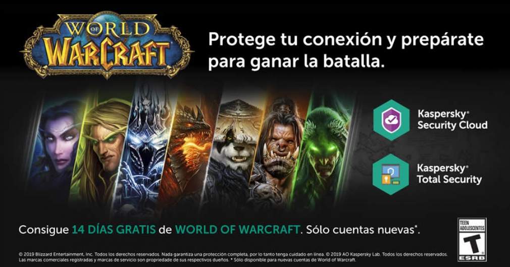 Kaspersky Lab e Blizzard Entertainment unem-se para oferecer uma experiência World of Warcraft®