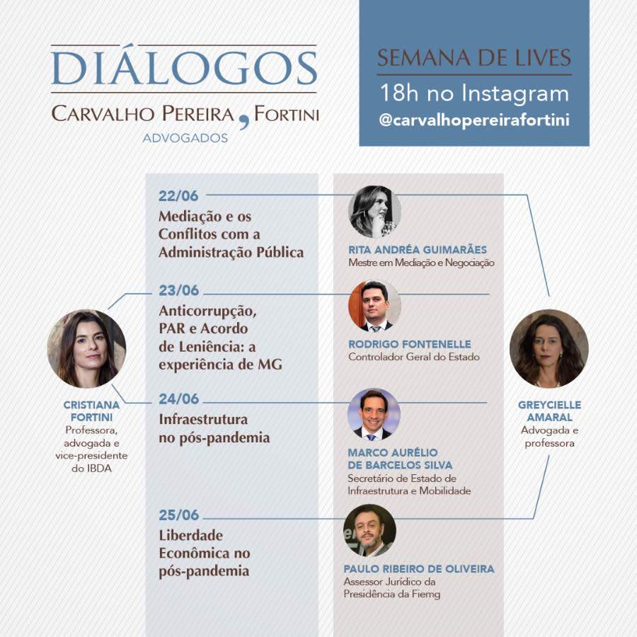 Renomados juristas e especialistas mineiros realizam debates no instagram a partir de segunda-feira