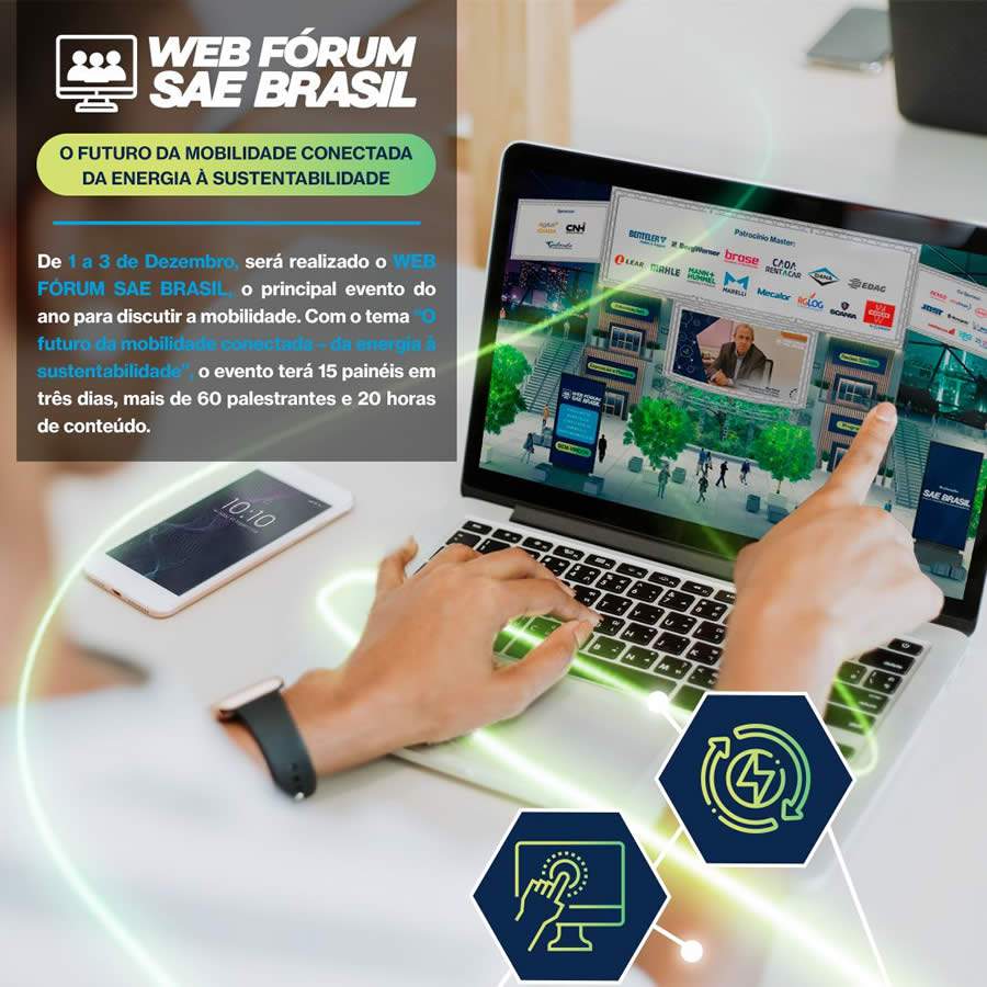 Começa hoje o WEB FÓRUM, principal evento de mobilidade de 2020