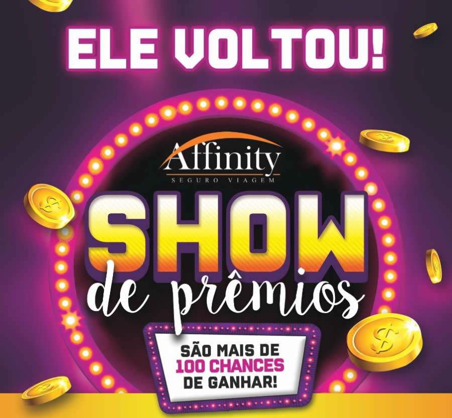 Affinity orienta corretores sobre novas datas do Show de Pr&ecirc;mios
