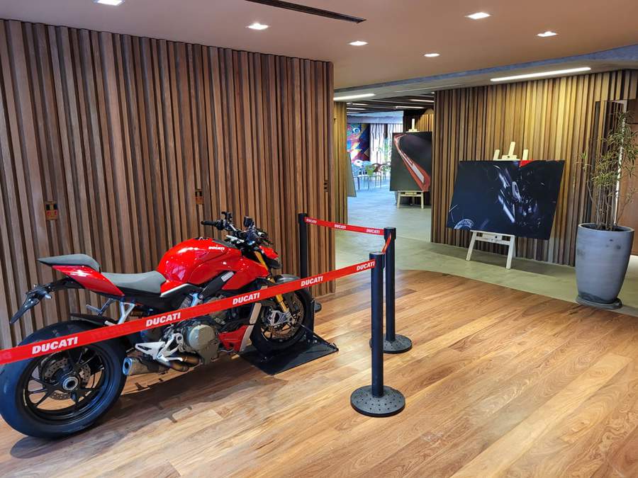 Ducati em exposi&ccedil;&atilde;o na Vetrina delle Eccellenze Italiane