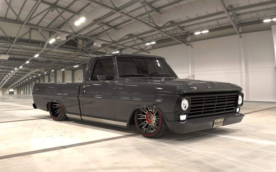 Ford Solomon Lunger Custom 1969 F-100 Clyde - Cr&eacute;dito: Divulga&ccedil;&atilde;o Ford Motor Company