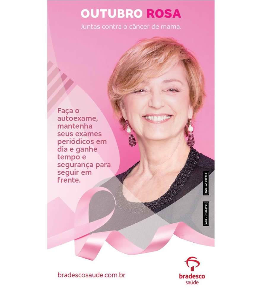 Bradesco Saúde alerta para a importância da mamografia contra o câncer na Campanha Outubro Rosa