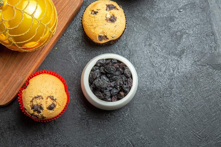 Receitas Mondial: Cupcakes integrais com passas e especiarias