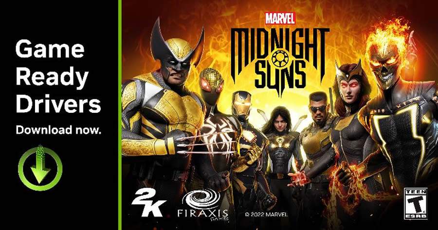 Novo Game Ready Driver para Marvel's Midnight Suns e Need For Speed Unbound al&eacute;m de novidades DLSS