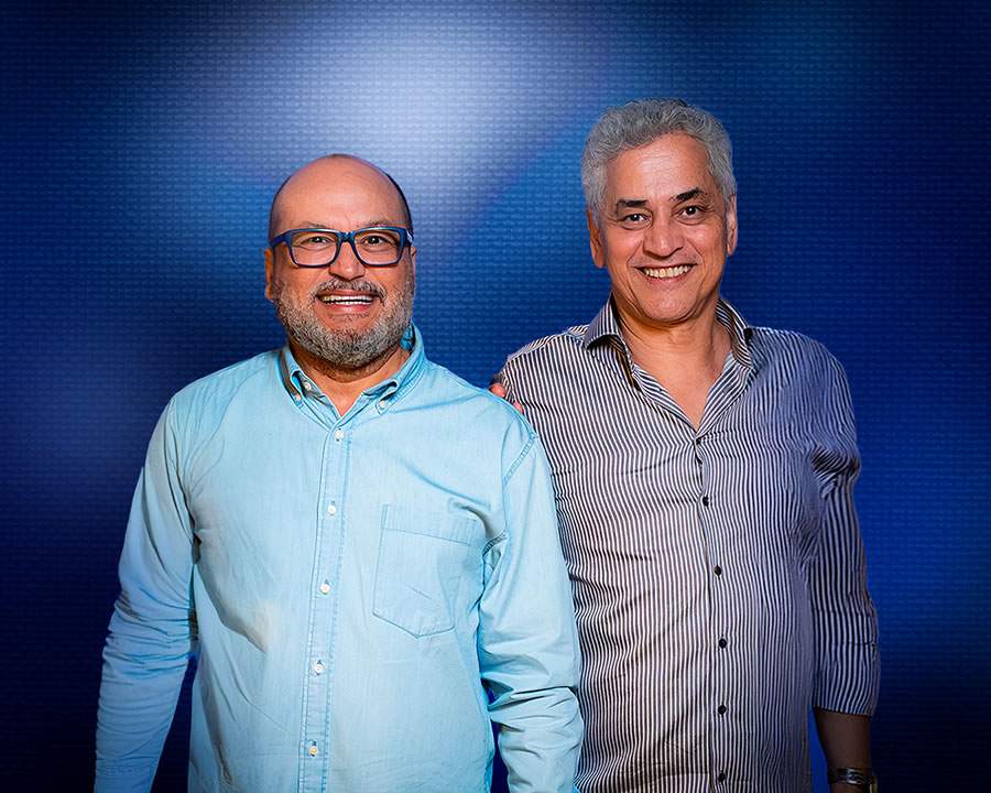 Executivos do Grupo A12+: Renner Fidelis (presidente) e Evaldo de Paula (diretor de Expansão)