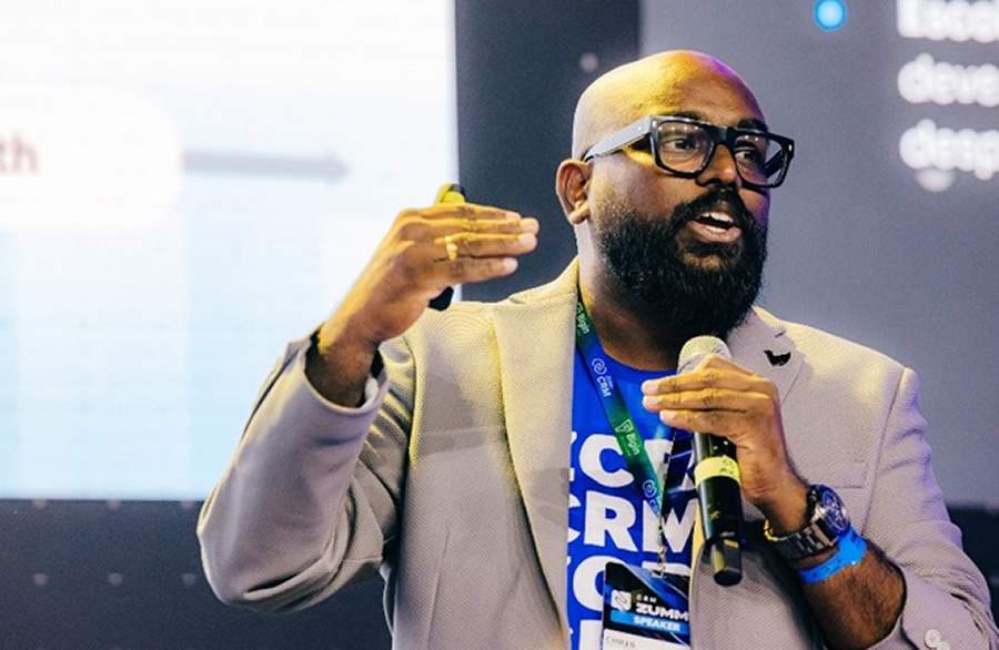 Chris Vishnu Kumar, líder de treinamento de produtos na Zoho/Créditos: Pedro Malamam / Pug’n’play