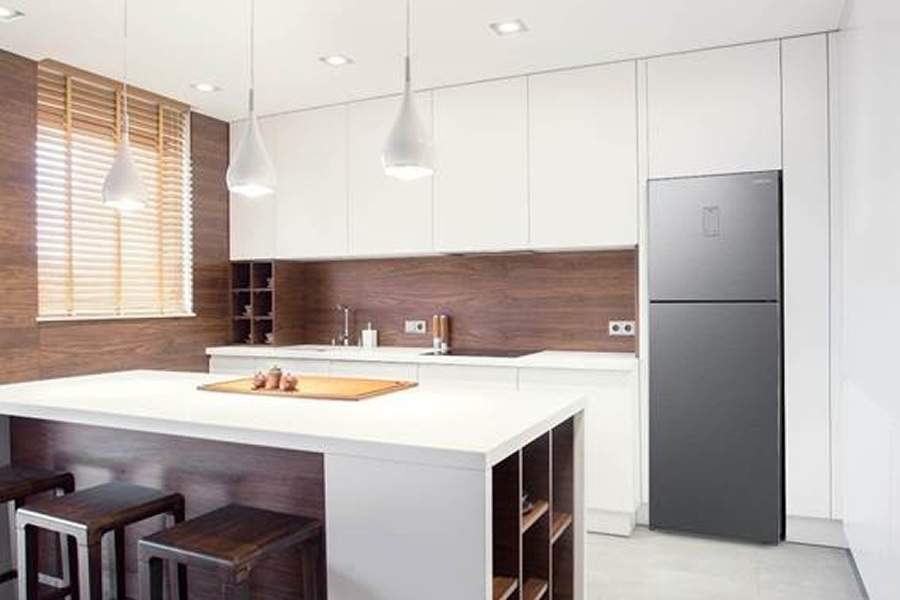 Geladeira Evolution POWERvolt Inverter Duplex RT44 da Samsung. Imagem meramente ilustrativa.