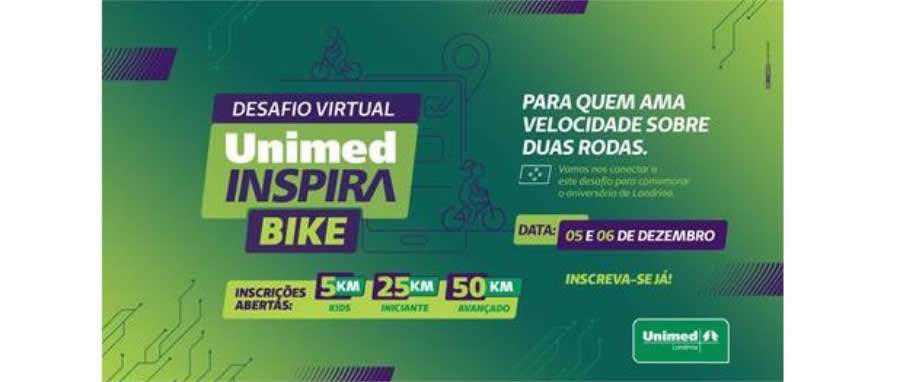 Unimed Londrina promove 1º Desafio Virtual de Bike