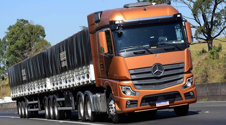 Novo Actros com motor de 530 cavalos entra em operação na Botuverá