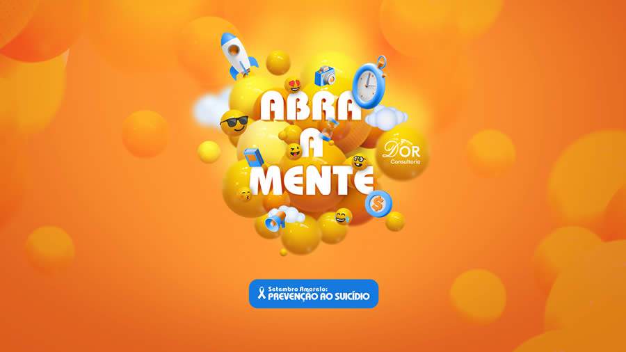 Setembro Amarelo: D&rsquo;Or Consultoria lan&ccedil;a campanha para falar da import&acirc;ncia da sa&uacute;de mental