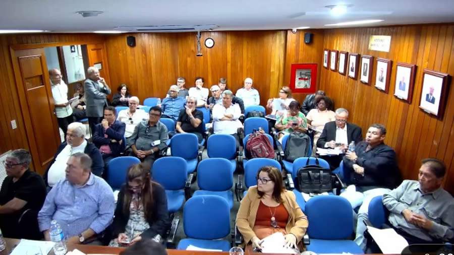 Batalha travada no auditório do Sincor-RJ, no Centro do Rio de Janeiro – Foto: Divulgação