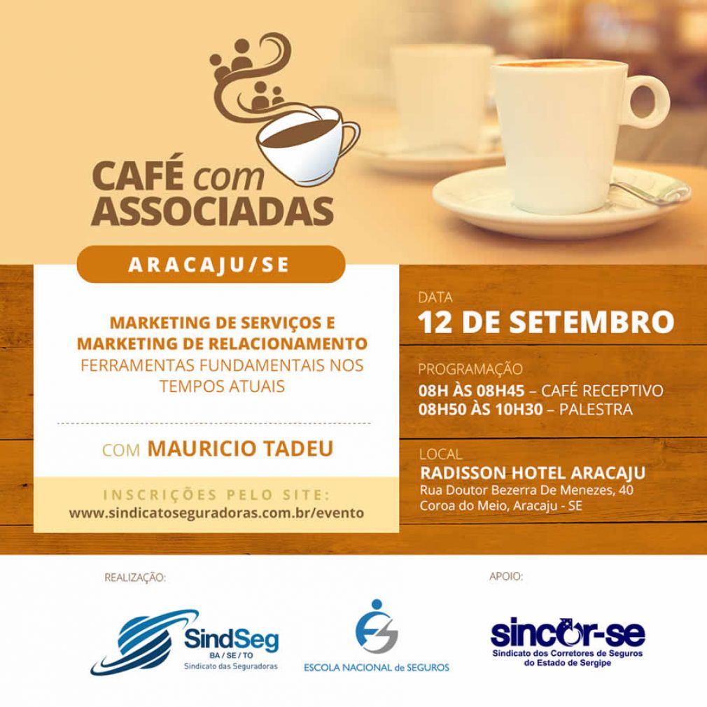 Café com Associadas aborda Marketing de Serviços e de Relacionamento em edição sergipana
