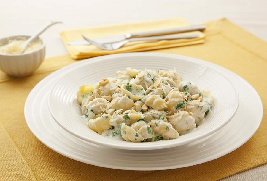 Nhoque ao Creme de Espinafre - Divulgação Basilar