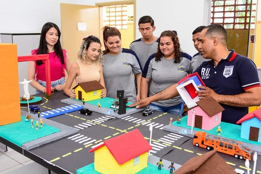 Projeto da escola Escola Estadual Hans Wirth | Salmour&atilde;o/SP - Divulga&ccedil;&atilde;o: Fundaci&oacute;n MAPFRE