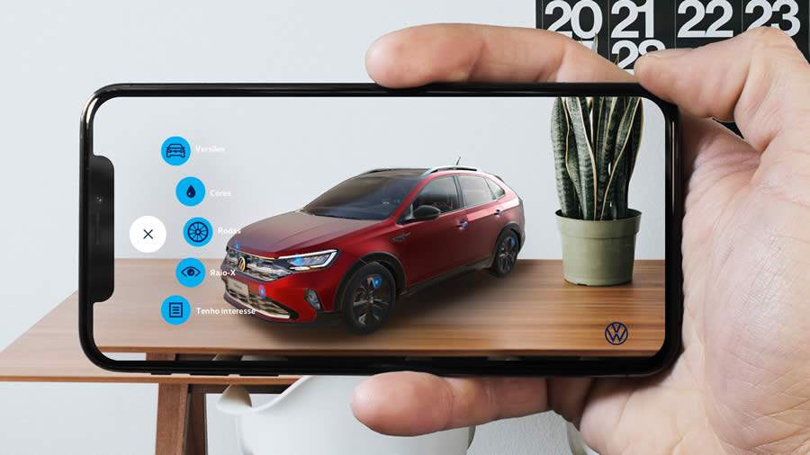 VW lança aplicativo Volkswagen Experience, com realidade aumentada para o Nivus