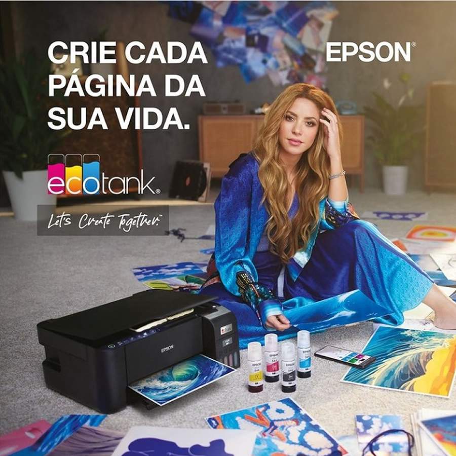 Campanha de marketing da Epson leva Shakira para as ruas de SP e RJ