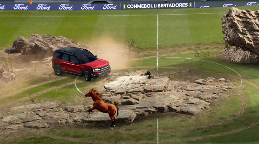 Com tecnologia inovadora, Ford Bronco Sport invade o gramado da CONMEBOL Libertadores