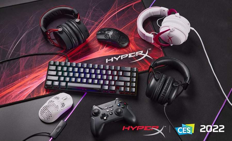 CES 2022: HyperX apresenta muitas novidades para sua linha de perif&eacute;ricos, inclusive primeiro headset gamer wireless com autonomia de 300 horas
