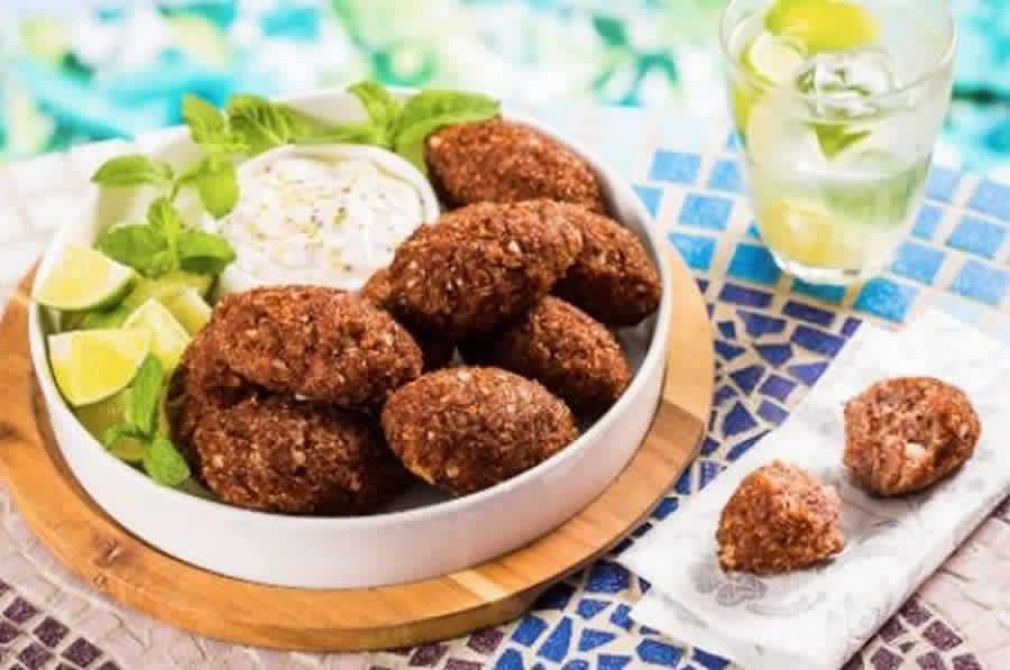 Quibe Friboi com coalhada seca