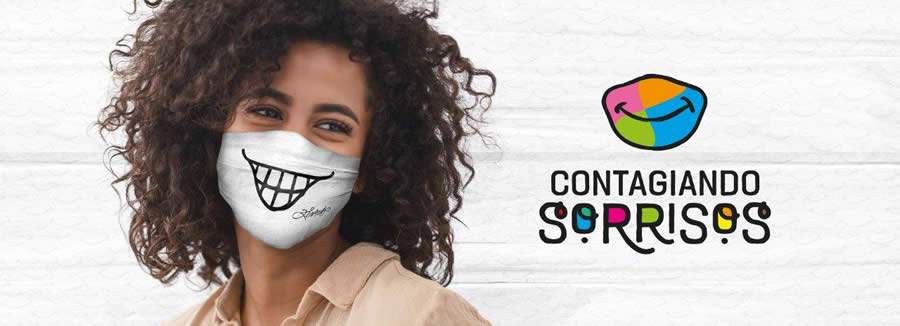Novozymes doa máscaras do projeto Contagiando Sorrisos para crianças e adolescentes nos hospitais Pequeno Príncipe e Erastinho