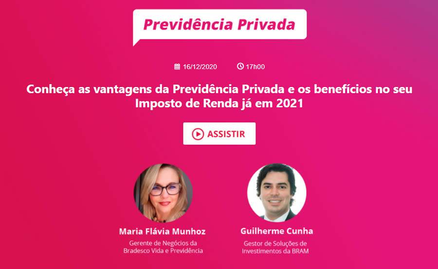 Bradesco Seguros promove live sobre as vantagens da Previd&ecirc;ncia Privada