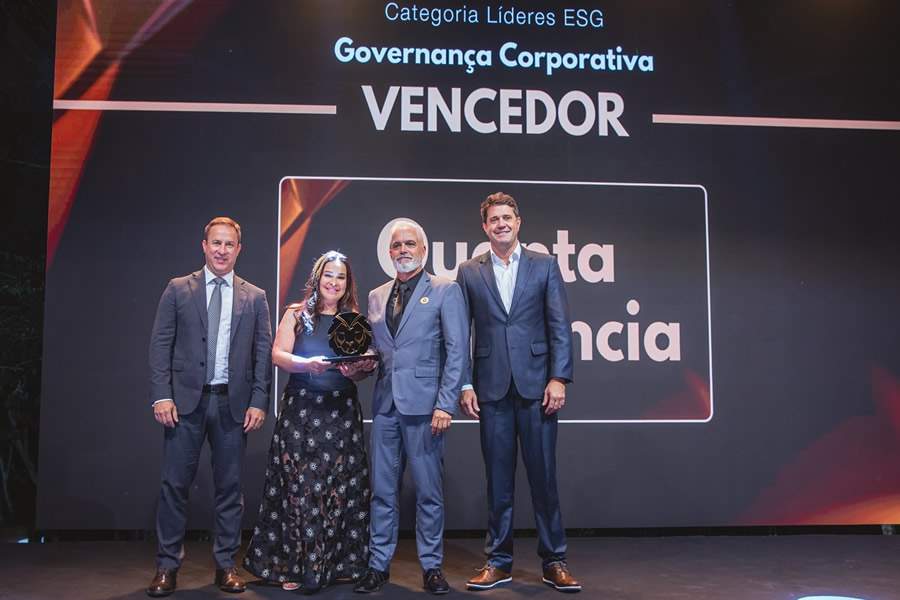 Foto: Gisele e Eduardo, representando a Quanta Previd&ecirc;ncia - Cr&eacute;dito: JSomensi