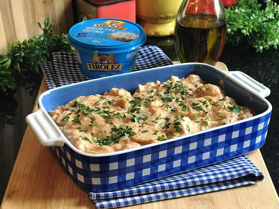 Estrogonofe de Frango Fit - Marca Tirolez Divulgação