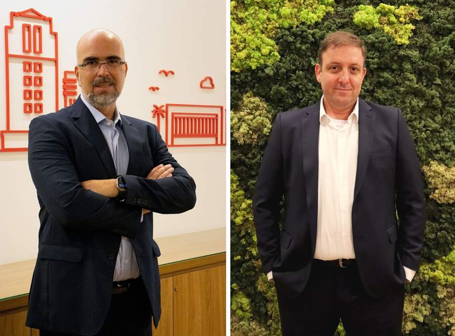  Leonardo Marins, diretor comercial S&atilde;o Paulo da Mapfre, e Fabio Damasceno, diretor de seguro rural da Mapfre