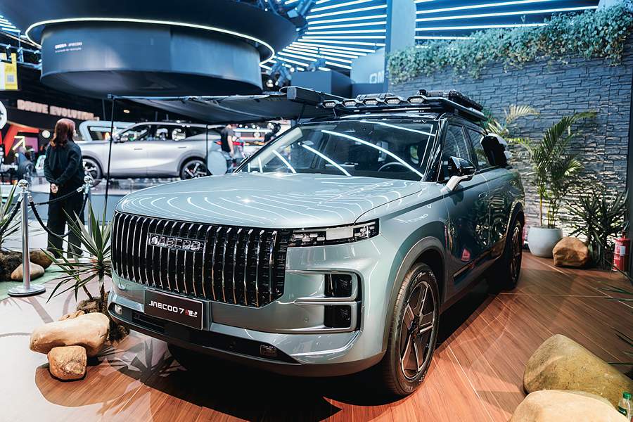 Jaecoo 7 no Salão do Automóvel - Divulgação O&amp;J