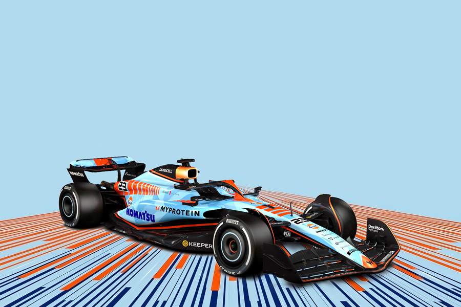 Piloto da Williams Racing, Alex Albon, apresenta o F45 "Bolder than Bold" no Brasil