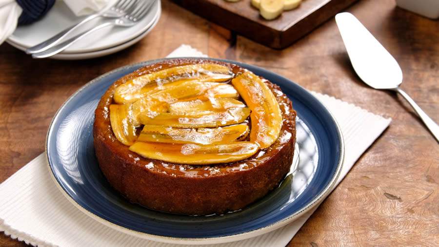 Bolo integral de banana