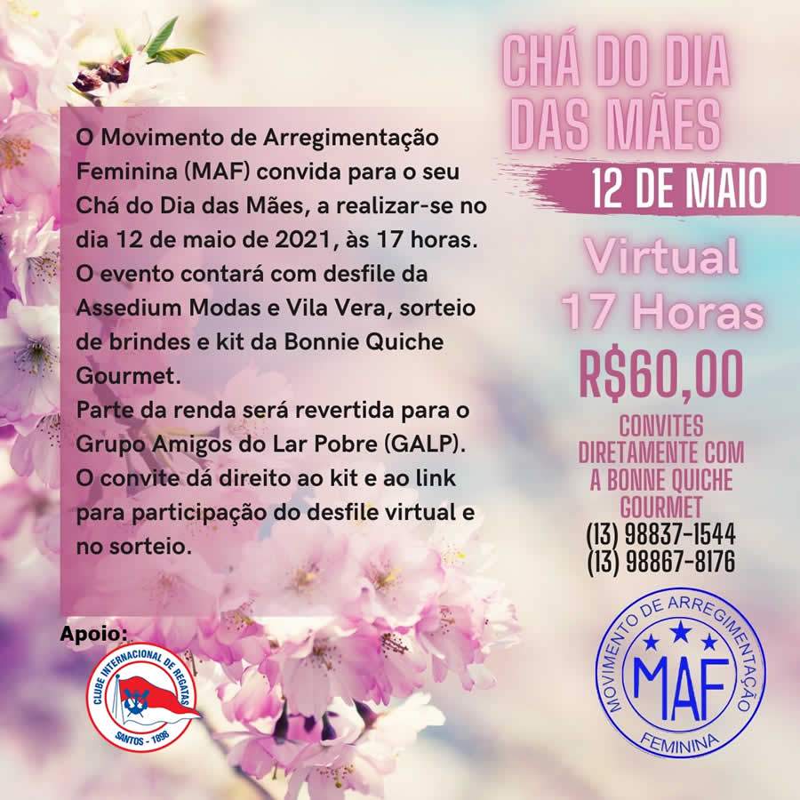 Em prol do GALP, Clube Internacional sedia desfile virtual do MAF