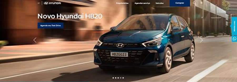Hyundai apresenta site totalmente reformulado, com novas funcionalidades e navega&ccedil;&atilde;o mais fluida