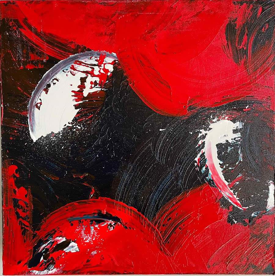 Obra "Trilogia III" da artista visual Carol Couri - UP Time Art Gallery