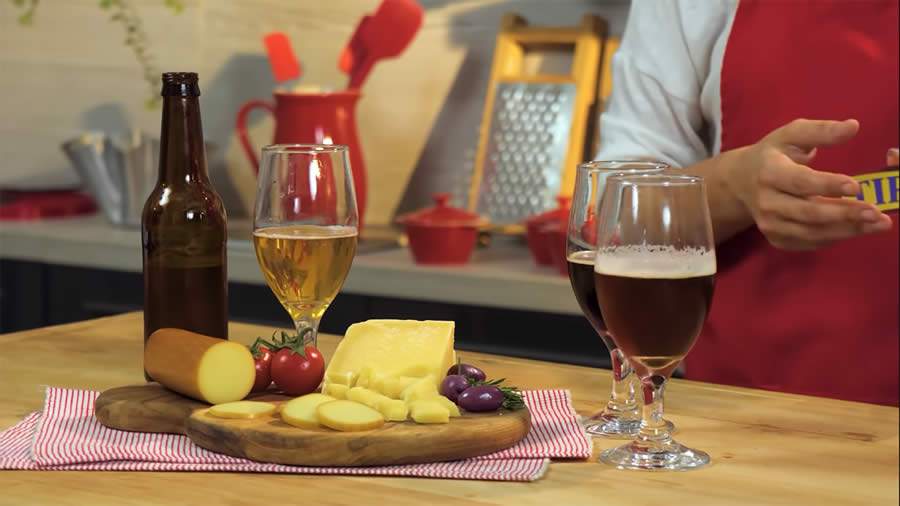 Harmonização de queijos e cervejas - Divulgação Tirolez