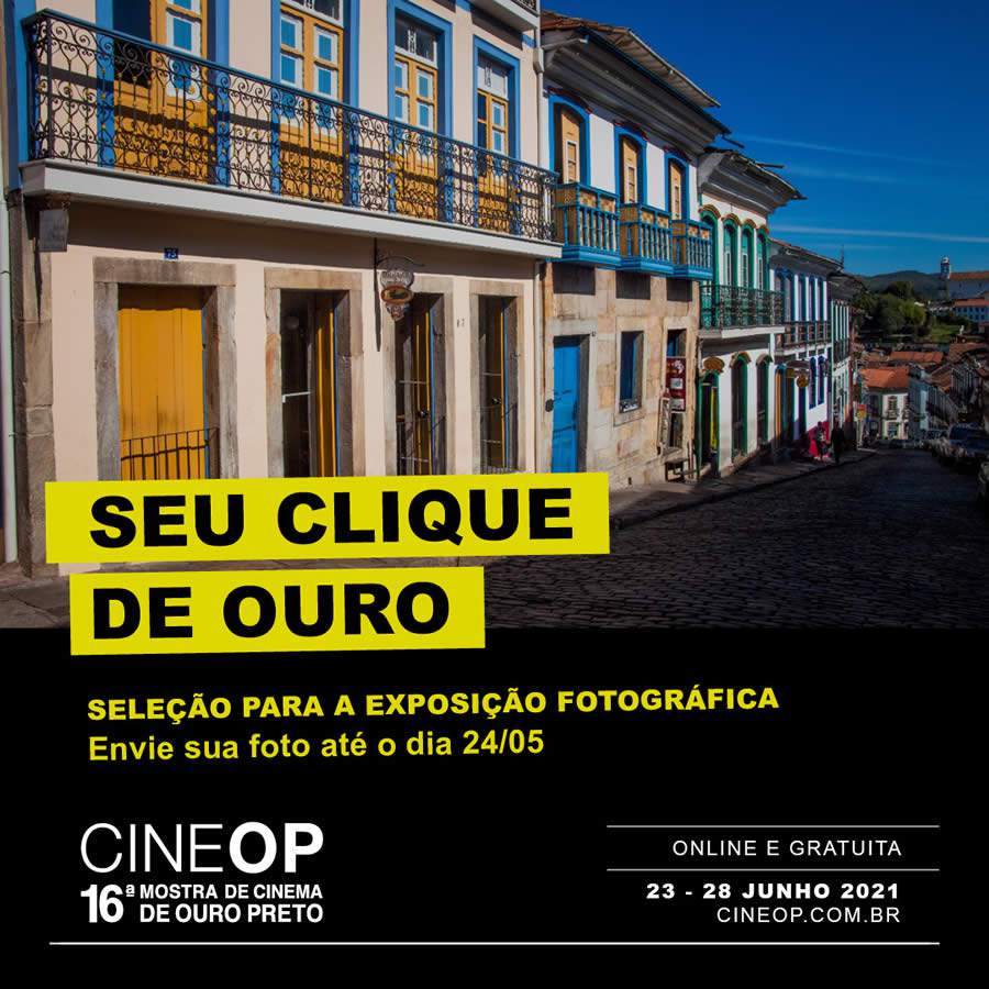 16a CineOP promove exposição fotográfica virtual &quot;Meu Cartão Postal de Ouro Preto&quot; e abre inscrições para participação do público - Divulgação - Universo Produção
