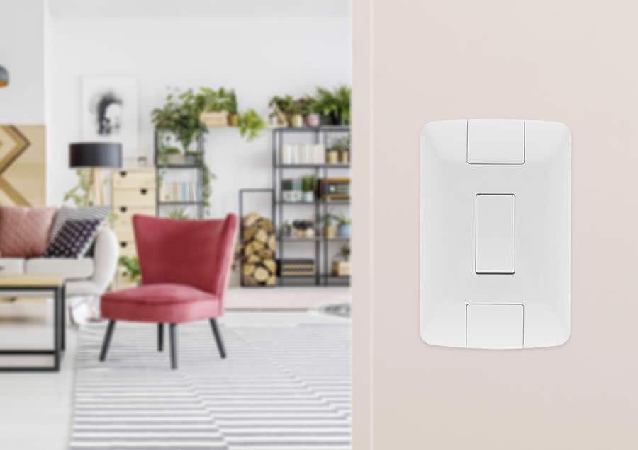 Interruptores s&atilde;o essenciais para harmonizar decora&ccedil;&otilde;es minimalistas