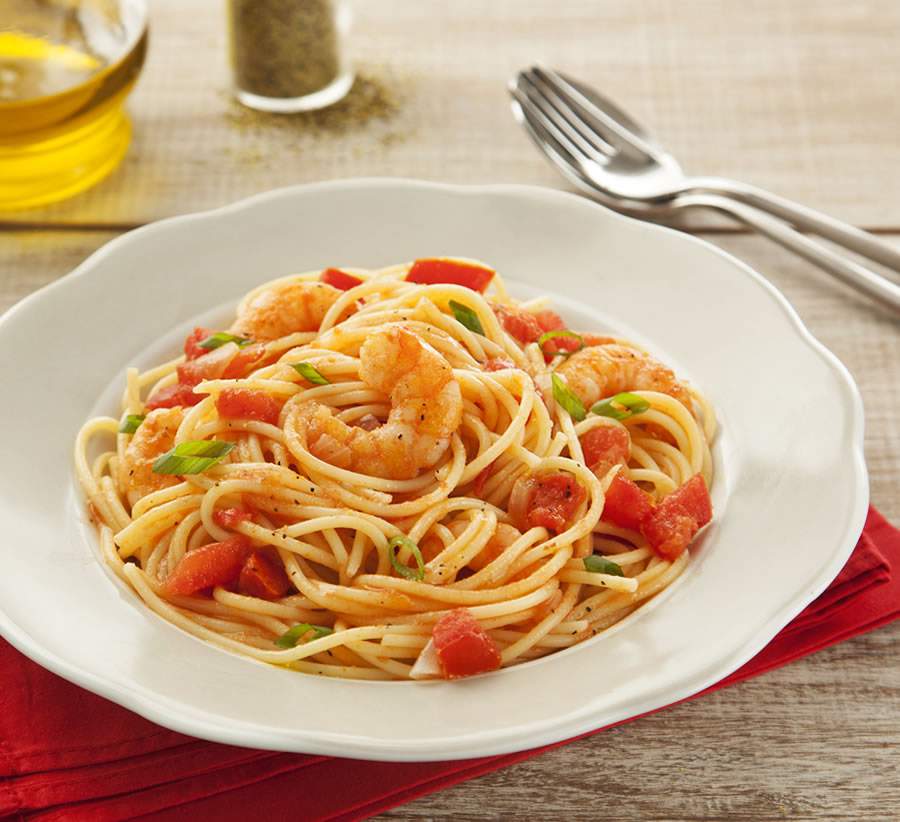 Espaguete com Camarão Picante - Marca Isabela - Divulgação