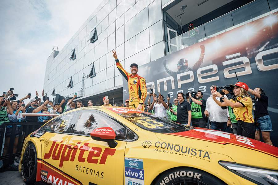 Campe&atilde;o em 2023, Gabriel Casagrande liderou o ranking de ultrapassagens (Marcelo Machado de Melo/Stock Car)