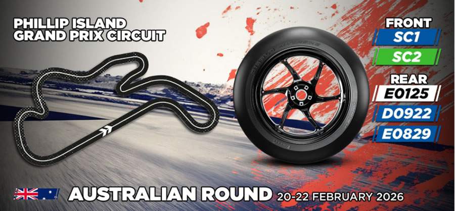 Pirelli WorldSBK: Pirelli revela os pneus para a primeira etapa do WorldSBK 2026