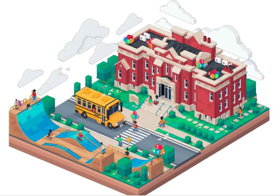 Al&eacute;m de entreter, o SketchUp for Schools possibilita o aprendizado com a intera&ccedil;&atilde;o e cria&ccedil;&atilde;o de modelos 3D de forma l&uacute;dica e divertida