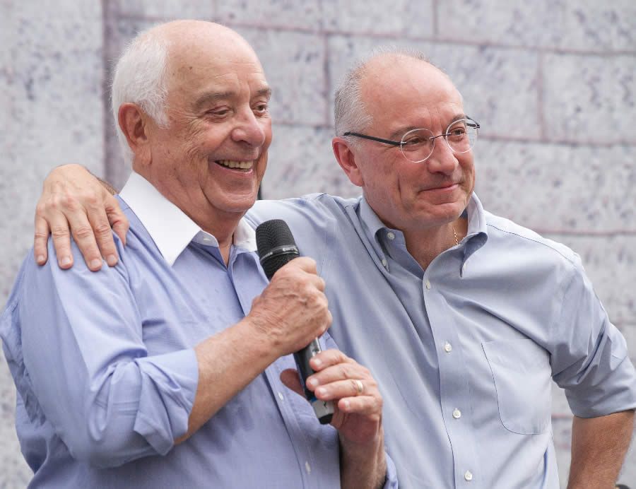 Legenda da Foto: Helder Molina (direita) e Nilton Molina