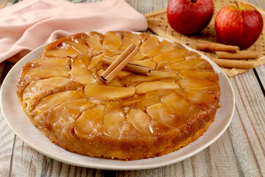 Bolo Invertido de Maçãs
