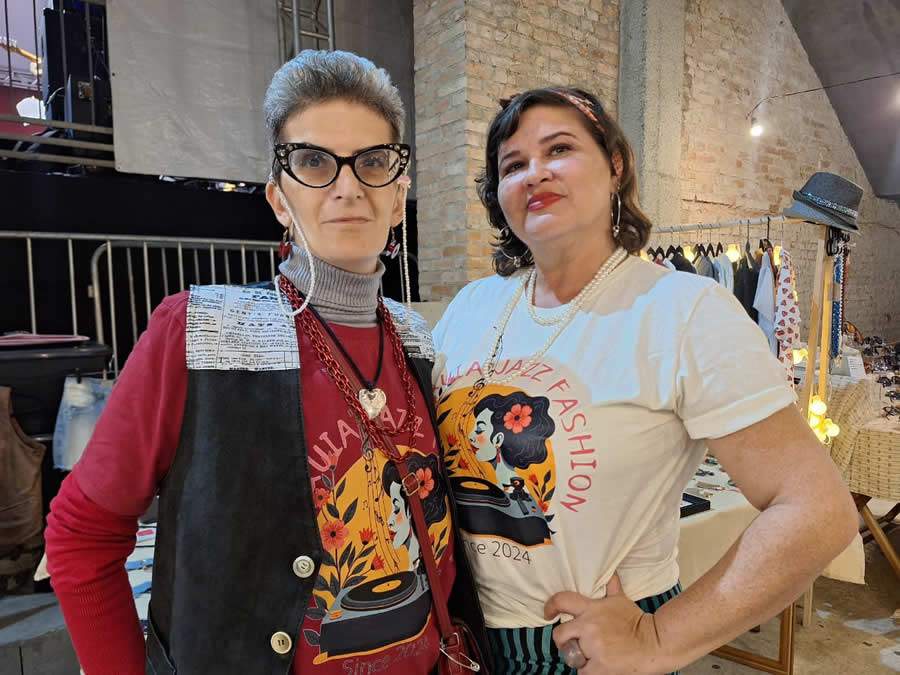 As sócias da Anarquia de Vestir: Suzaña Azär e Drix Seix - Divulgação 