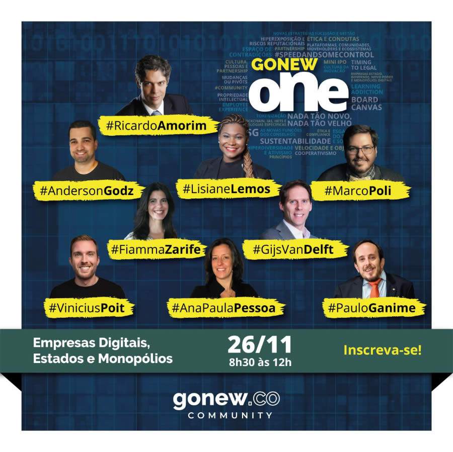 Ricardo Amorim, Fiamma Zarife e Anderson Godz discutem os desafios regulat&oacute;rios que amea&ccedil;am a inova&ccedil;&atilde;o empresarial 