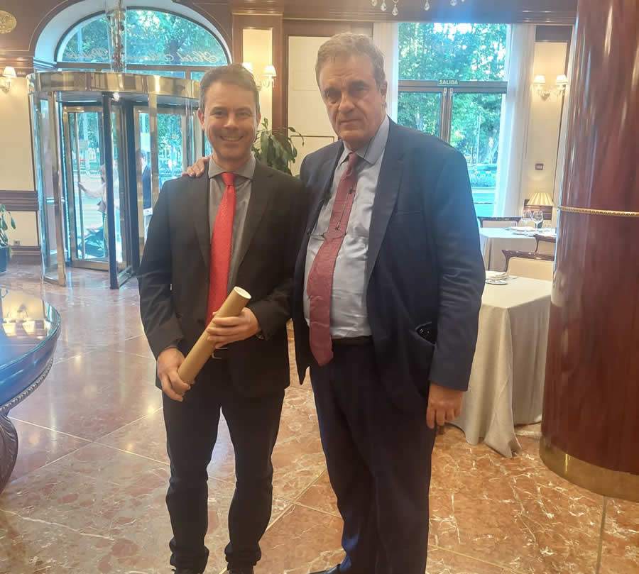 Foto: Dr. L&uacute;cio Roca Bragan&ccedil;a e o deputado federal Jos&eacute; Eduardo Cardozo, que prop&ocirc;s o projeto original