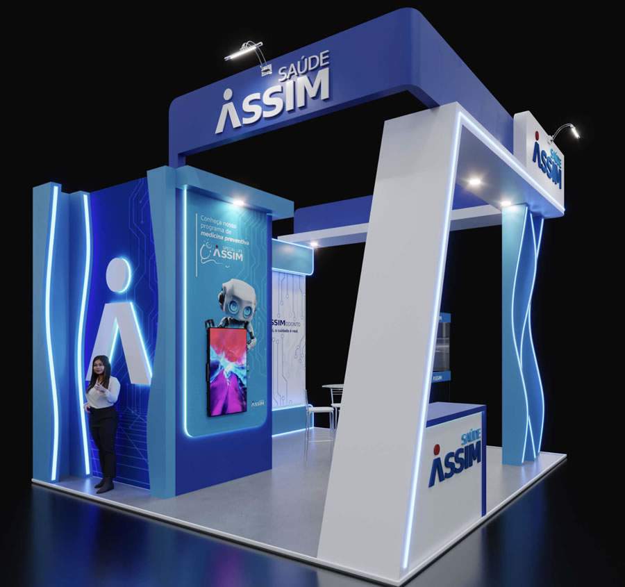 Projeção 1 Stand Assim Saúde