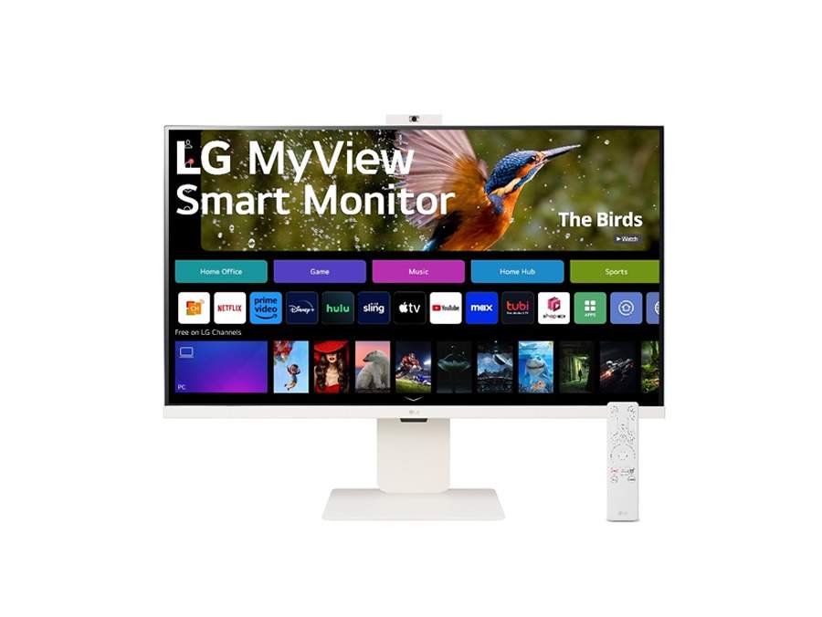 Monitor inteligente “LG MyView”. Foto: Divulgação LG.